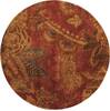 Nourison Jaipur Red Round 80 X 80 Area Rug  805-99364 Thumb 0