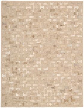 Joseph Abboud JOAB2 CHICAGO Beige Rectangle 4x6 ft leather Carpet 99470
