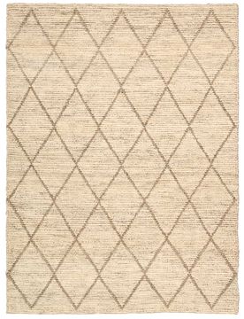 Joseph Abboud JOA80 ORGANIC TUDOR Beige Rectangle 4x6 ft jute Carpet 99510