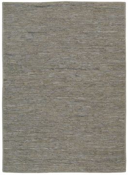 Nourison Joasl Stone Laundered Beige Rectangle 9x12 ft Leather Carpet 99557