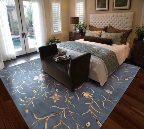 Nourison JULIAN Blue 76 X 96 Area Rug 99446077837 805-99576 Image 1