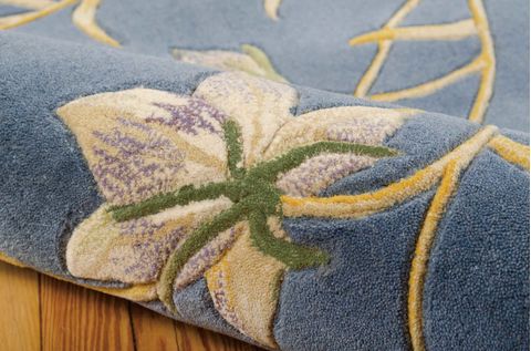 Nourison JULIAN Blue 76 X 96 Area Rug 99446077837 805-99576 Image 4