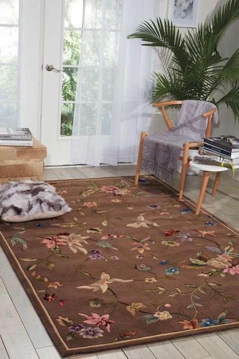 Nourison JULIAN Beige Round 80 X 80 Area Rug 99446028235 805-99606 Image 1