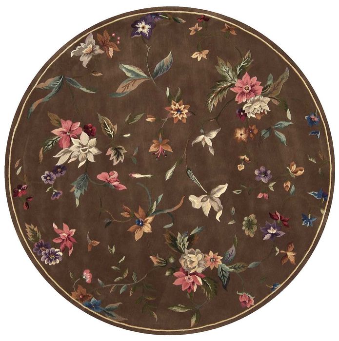 Nourison JULIAN Beige Round 80 X 80 Area Rug 99446028235 805-99606 Image 0