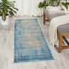 Nourison Karma Blue Runner 22 X 76 Area Rug  805-99619 Thumb 3