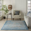 Nourison Karma Blue 39 X 59 Area Rug  805-99620 Thumb 3