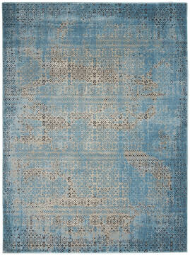 Nourison Karma Blue 3'9" X 5'9" Area Rug  805-99620