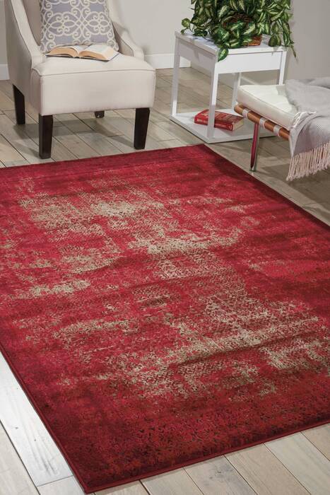 Nourison Karma Red 93 X 129 Area Rug 805-99633 Image 3