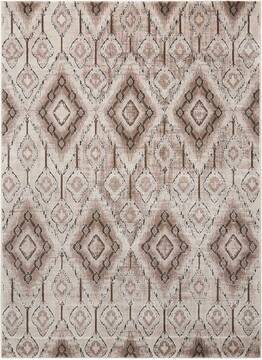 Nourison Karma Beige Rectangle 4x6 ft Polypropylene Carpet 99635