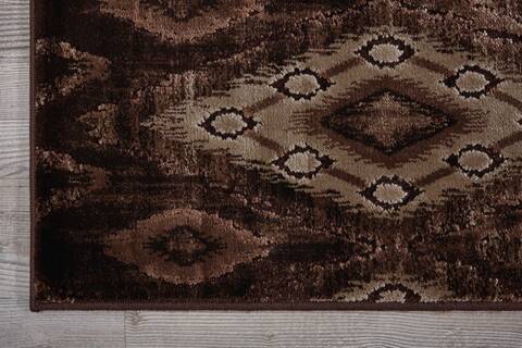 Nourison Karma Brown 93 X 129 Area Rug 805-99643 Image 1
