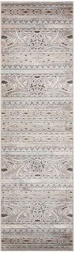 Nourison KARMA Grey Runner 6 to 9 ft polypropylene Carpet 99649