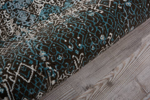 Nourison Karma Blue Runner 22 X 76 Area Rug 805-99654 Image 2