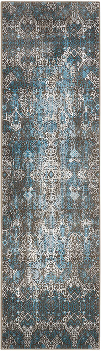 Nourison Karma Blue Runner 22 X 76 Area Rug 805-99654 Image 0