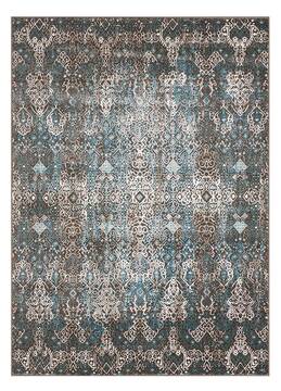 Nourison Karma Blue 3'9" X 5'9" Area Rug  805-99655