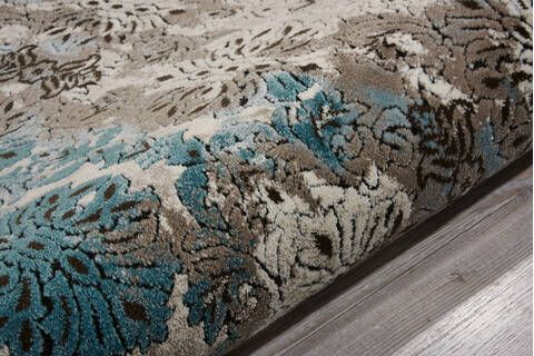 Nourison Karma Beige Runner 22 X 76 Area Rug 805-99664 Image 2