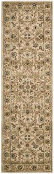 Nourison Lumiere Beige Runner 6 to 9 ft Wool Carpet 99669