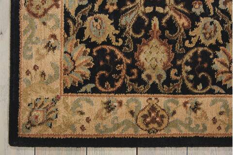 Nourison Lumiere Black 79 X 1010 Area Rug 805-99697 Image 1
