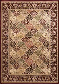 Nourison Antiquities Multicolor Rectangle 4x6 ft Polypropylene Carpet 99758