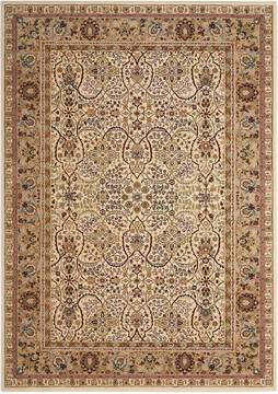 Nourison Antiquities Beige Rectangle 4x6 ft Polypropylene Carpet 99782
