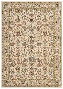 Nourison Antiquities Beige Rectangle 10x13 ft Polypropylene Carpet 99803