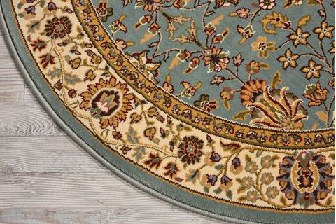 Kathy Ireland KI11 ANTIQUITIES Blue Round 39 X 39 Area Rug 99446365514 805-99813 Image 3