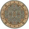 Kathy Ireland KI11 ANTIQUITIES Blue Round 39 X 39 Area Rug 99446365514 805-99813 Thumb 0