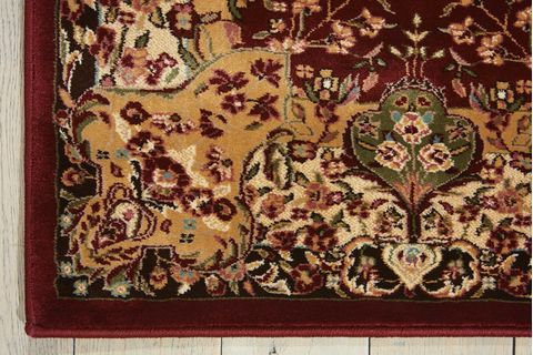 Kathy Ireland KI11 ANTIQUITIES Red Runner 22 X 76 Area Rug 99446236517 805-99820 Image 3