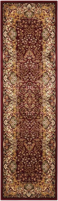 Kathy Ireland KI11 ANTIQUITIES Red Runner 22 X 76 Area Rug 99446236517 805-99820 Image 0