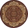 Kathy Ireland KI11 ANTIQUITIES Red Round 39 X 39 Area Rug 99446365552 805-99821 Thumb 0