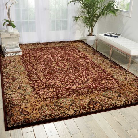 Kathy Ireland KI11 ANTIQUITIES Red 53 X 74 Area Rug 99446236609 805-99824 Image 1