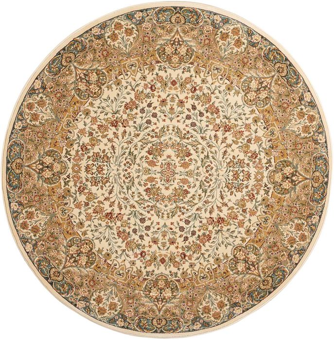 Kathy Ireland KI11 ANTIQUITIES Beige Round 53 X 53 Area Rug 99446236562 805-99831 Image 0