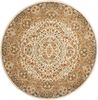 Kathy Ireland KI11 ANTIQUITIES Beige Round 53 X 53 Area Rug 99446236562 805-99831 Thumb 0