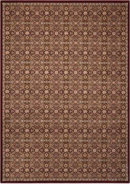 Nourison Antiquities Red Rectangle 10x13 ft Polypropylene Carpet 99859