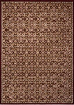 Nourison Antiquities Red Rectangle 10x13 ft Polypropylene Carpet 99859