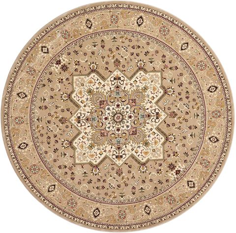 Kathy Ireland KI11 ANTIQUITIES Beige Round 710 X 710 Area Rug 99446367396 805-99874 Image 0