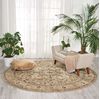 Kathy Ireland KI11 ANTIQUITIES Beige Round 710 X 710 Area Rug 99446367396 805-99874 Thumb 1