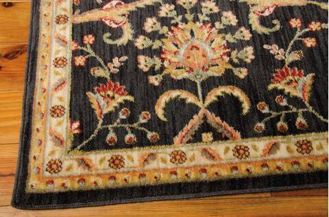 Nourison Ancient Times Black 79 X 1010 Area Rug 805-99879 Image 1