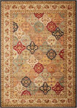 Nourison Ancient Times Multicolor Rectangle 8x11 ft Polyester Carpet 99904