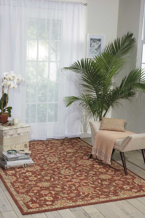 Kathy Ireland KI12 ANCIENT TIMES Brown 39 X 59 Area Rug 99446241825 805-99912 Image 1