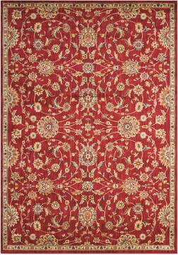 Nourison Ancient Times Red Rectangle 4x6 ft Polyester Carpet 99917
