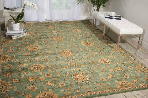 Nourison Ancient Times Blue 79 X 1010 Area Rug 805-99924 Image 3