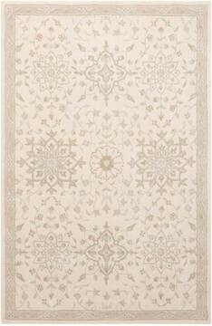 Nourison Royal Serenity White Rectangle 8x11 ft Wool Carpet 99942