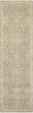 Nourison Royal Serenity Grey Runner 6 to 9 ft Wool Carpet 99944