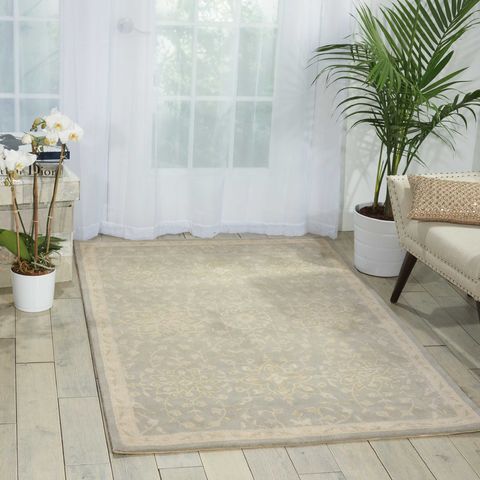 Kathy Ireland KI14 ROYAL SERENITY Grey 56 X 75 Area Rug 99446282538 805-99946 Image 1