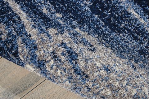 Kathy Ireland KI24 ILLUSION Blue 710 X 106 Area Rug 99446346513 805-99990 Image 5
