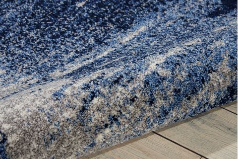 Kathy Ireland KI24 ILLUSION Blue 710 X 106 Area Rug 99446346513 805-99990 Image 6