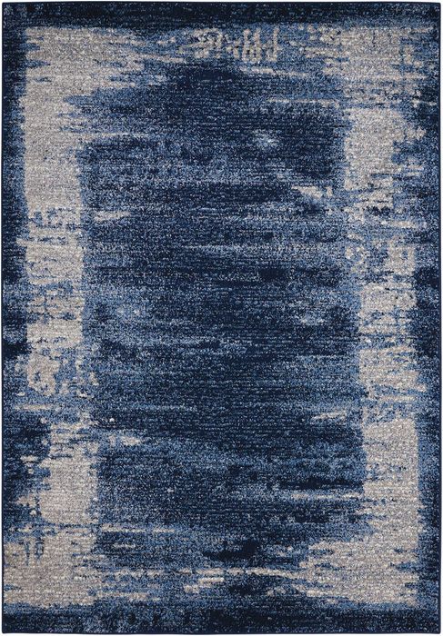 Kathy Ireland KI24 ILLUSION Blue 710 X 106 Area Rug 99446346513 805-99990 Image 0